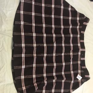 Plaid skirt, old navy, A-line.